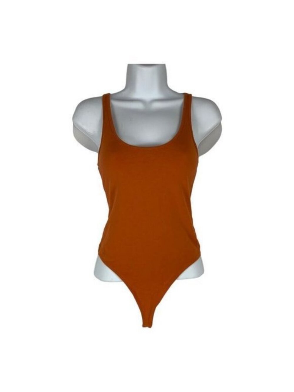 Rust Orange XS Bodysuit By BP. Cotton-Spandex Blend